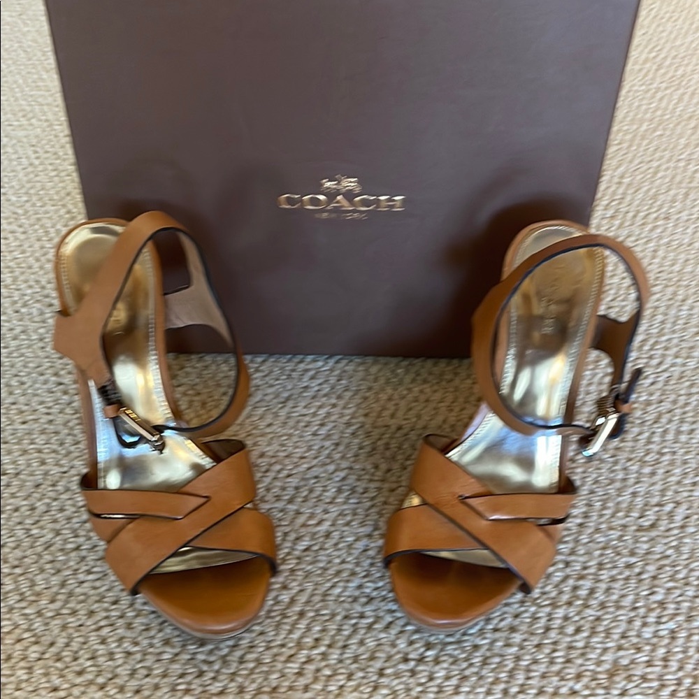 Coach Women's Tan Sandals
